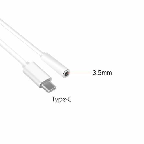 Type C USB-C to 3.5mm Earphone Headphone Jack Plug Aux Audio Adapter Cable Cord