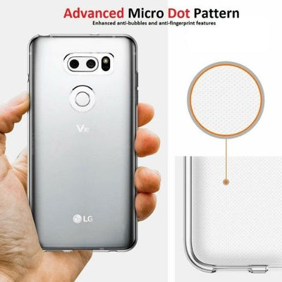 For LG V30 Case - Clear Thin Soft TPU Silicone Back Cover