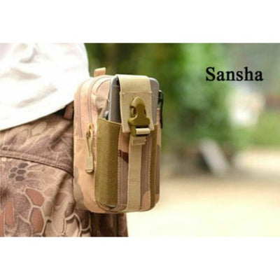 Men Tactical Pouch Belt Waist Bag Small Pocket Military Running Pouch Camping CA