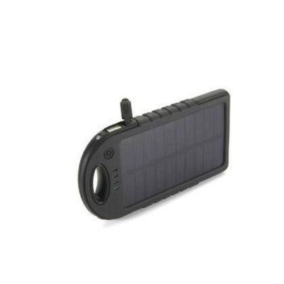 Portable External 5000mAh Waterproof Solar Charger Dual USB Battery Power Bank