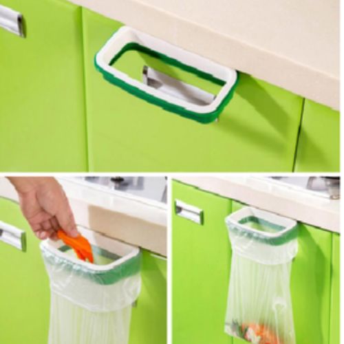 New Garbage Bag Holder Hanging Kitchen Cabinet Tailgate Stand Storage Trash Rack