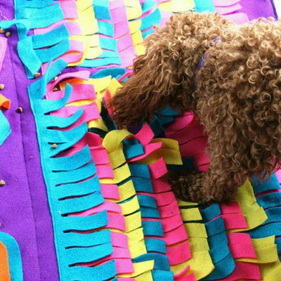 Pet Snuffle Mat Skills for Dogs Cats Bowl Feeding Mat Feed Game for Boredom Dogs