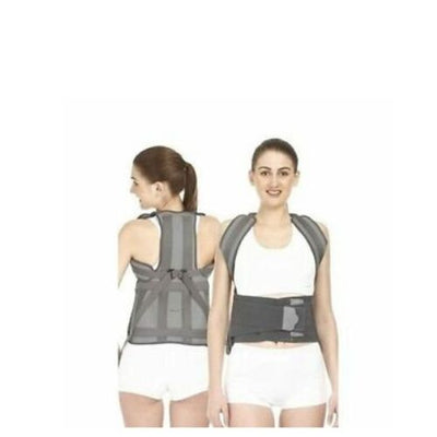 Back Shoulder Waist Posture Support Belt Along Lower Back Pain Relief Therapy