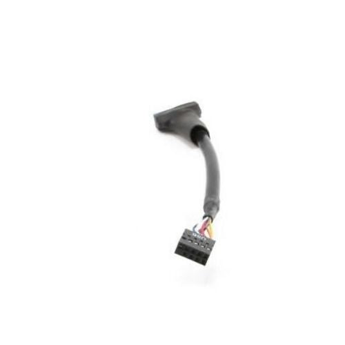 USB 3.0 20-Pin Header Male to USB 2.0 9-Pin Female Adapter High Speed Black