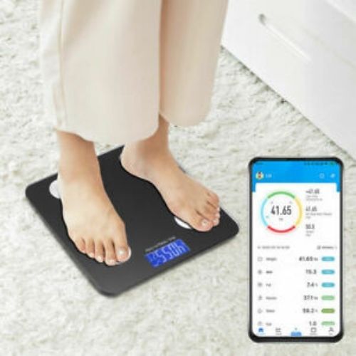 Wireless Digital Bathroom Body Fat Scale Bluetooth Scales 180KG Weight BMI Water