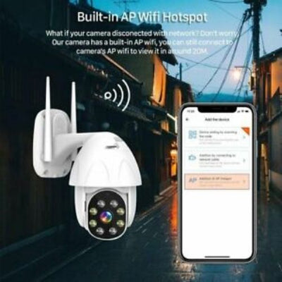 IP66 Outdoor 1080P WiFi IP Camera Wireless CCTV HD PTZ Home Security IR Camara