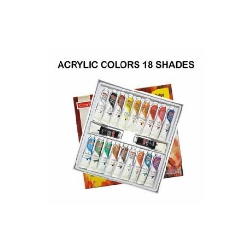 Camel Artist Acrylic fabric Ultra Pearl and Paint Color(Multi-color)-18 Shade