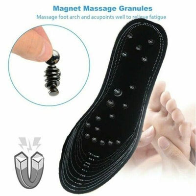 2X Slimming Shoe Insoles Magnetic Pads Therapy Feet Massage Acupressure Foot Pad