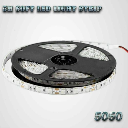 5050 LED Strips Light Waterproof IP65 DC12V Flexible 5M LED Ultra Bright Lights