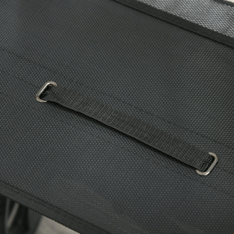 Folding Aluminum Rollator Walker w/ 10&apos;&apos; Wheels Bag Seat and Backrest