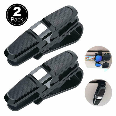 Vehicle Car Mounted Glasses Clip Sun Visor Eye Sunglasses Card Pen Holder Easy