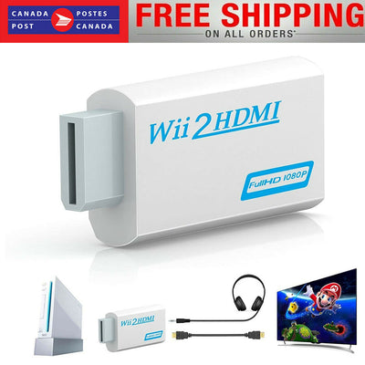 Practical Wii to HDMI Converter Adapter Supports All Wii Display Modes 1080HD CA