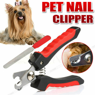 New Pet Nail Clipper Cutter Scissors Dog Cat Rabbit Toe Claw Paw Grooming Shears