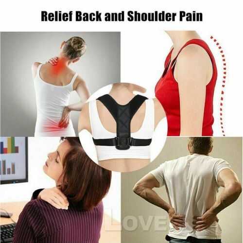 Posture Clavicle Support Corrector Back Straight Shoulders Brace Strap Correct C