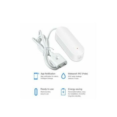 Tuya Smart WiFi Water Leak Sensor Flood Leakage Level Overflow Detector