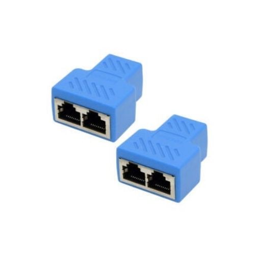 Network Splitter Ethernet Cable 1 to 2 Y Adapter RJ45 CAT5e CAT 6 LAN Switch