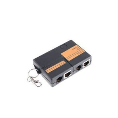 Ethernet RJ45 RJ11 Cat5 Network LAN Cable Tester Checker with Keychain