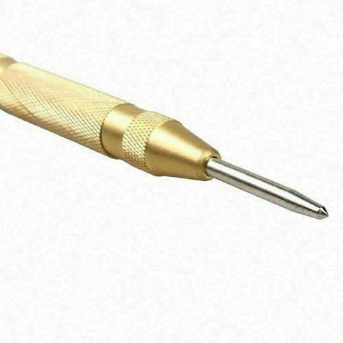 2x Automatic Center Pin Punch Strike Spring Loaded for Metal Steel Wood Plastic