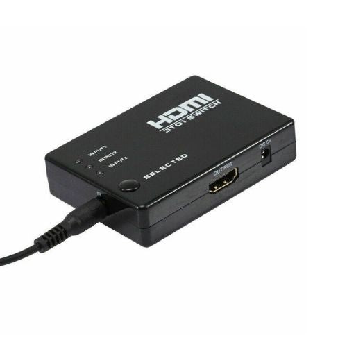 HDMI Switch Splitter Switcher Box 3 in 1 Out Monitor Supports 3D Full HD Remote