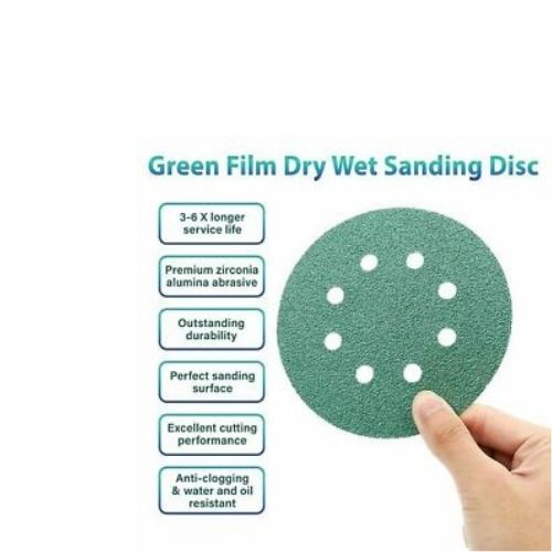 125mm 5 inch Wet & Dry Sanding Discs 8 hole Sandpaper 1000 Grit Hook & Loop