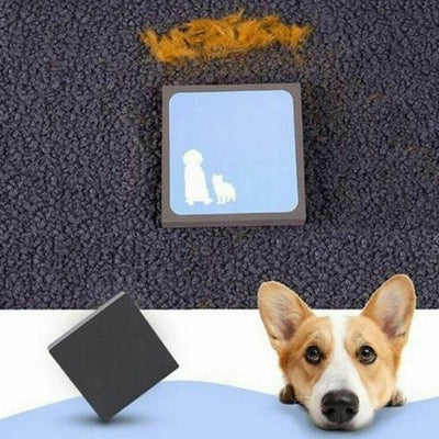 Dog Cat  Pet Hair remover Cleaner Carpet Sofa Foam Sponge Fur Remover Reusable
