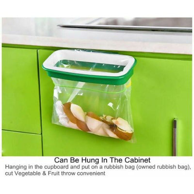 New Garbage Bag Holder Hanging Kitchen Cabinet Tailgate Stand Storage Trash Rack