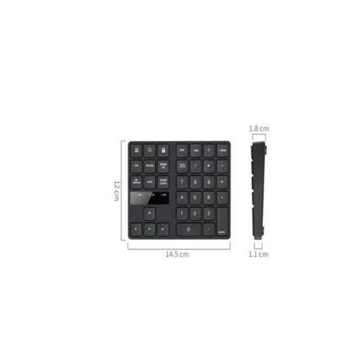 USB Numeric Keypad Portable Slim Mini Number Pad for Laptop Desktop PC Full Size