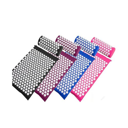 Yoga Massage Acupressure Mat Shakti Sit Lying Mats Pain Stress Soreness Relax CA