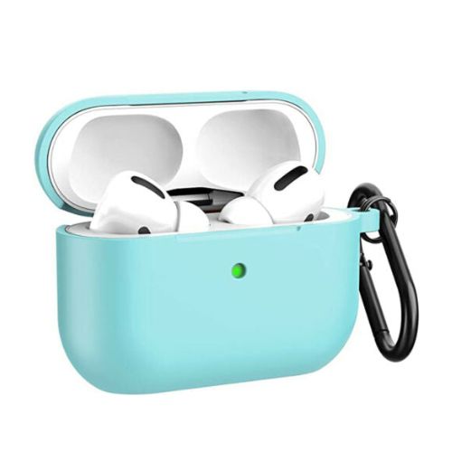 Silicone Airpod Pro Case Soft Cover With Belt Clip For Apple AirPods Pro 2019