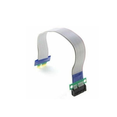 PCI-E Express 1X Slot Riser Card Extender Flex Ribbon Flexible Extension Cable