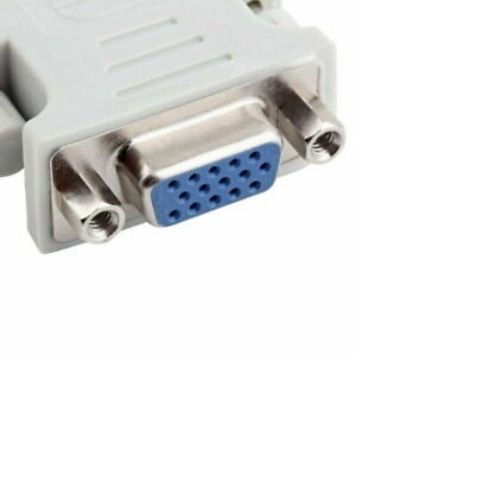 DVI to VGA SVGA Converter Adapter DVI-I Dual Link 24+5 pin Male to 15 Female New