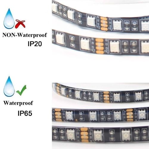 5M/16feet 5050 RGB LED Strip Light Multi Colored 44 IR Remote (Without adapter)