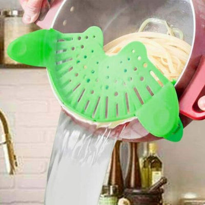 Kitchen Food Strain Colander Strainer Silicone Colander for Water Drainer Pasta