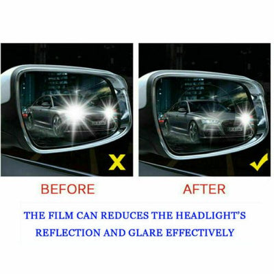 4 Car Rearview Waterproof Film Glare Side Mirror Window Protector Clear Film CA