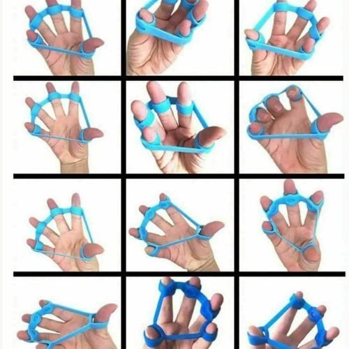 1pair Finger Stretcher Hand Exercise Grip Strength Resistance Bands Training CA