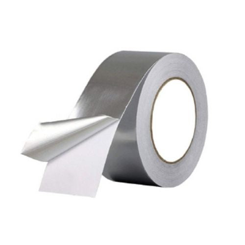 Waterproof Aluminium Foil Adhesive Tape Heat Shield Duct Sealing Silver Repair