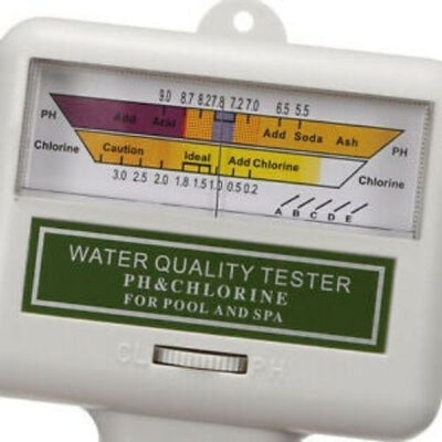 PC101 PH Meter Water Quality PH CL2 Chlorine Tester Level Meter fo Swimming Pool