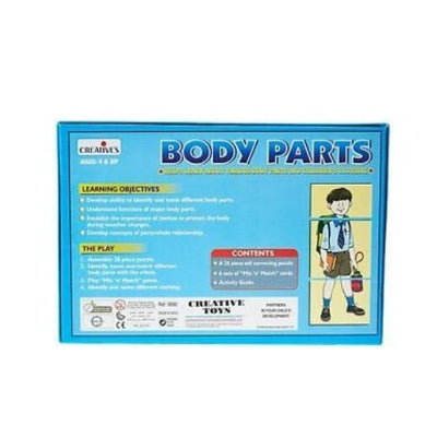 Body Parts Puzzle Learning Educational SELF-CORRECTING PUZZLE Creatives GAME CA