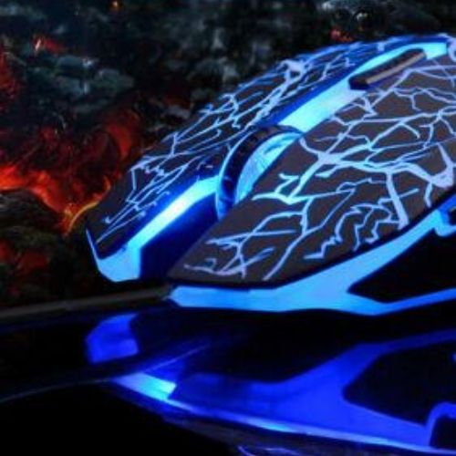 USB Wired Optical Scroll Wheel Game Mouse For PC Laptop Notebook Computer