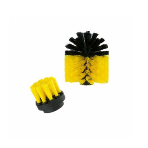 3 Pcs/Set Electric Drill Brush Bristle Cleaning Head for Car Tile Carpet Floor