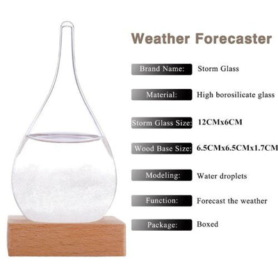 Storm Glass Weather Weather Glass Predictor Home Décor Forecaster Unique Office