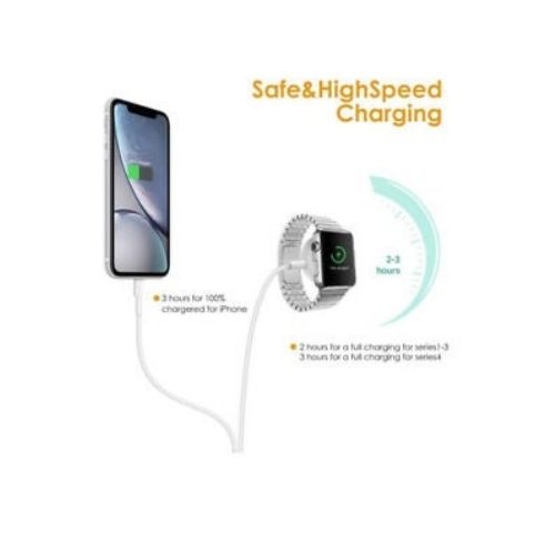 Smart Watch Charger with Cable Connection Wireless Compatible for Apple Watch