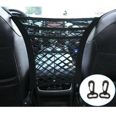 Car Mesh Organizer 3-Layer Dog Net for Car Between Seats Barrier SUV Car Truck