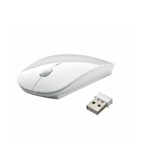 2.4GHz Slim Wireless Cordless Optical Mouse Mice USB Receiver for Android Laptop