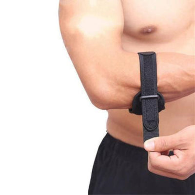 Adjustable Tennis Elbow Support Neoprene Brace Golfer's Strap Clasp Lateral Gym