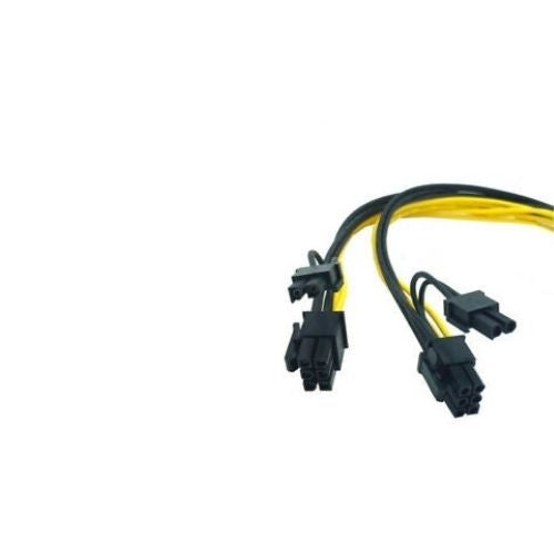 PCI Express 8 Pin Splitter Cable PCIE To 2x 8Pin / 6 + 2 Pin Dual Power Wire Y