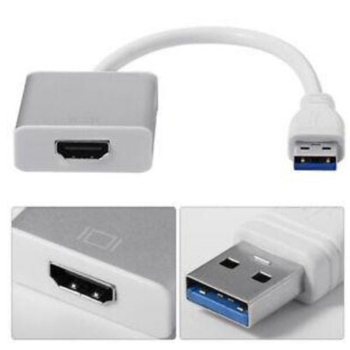 USB 3.0 / 2.0 to HDMI HDTV Adapter Cable External Graphics Card PC to TV W Audio