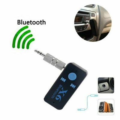 New Wireless Bluetooth Aux Adapter 3.5mm Audio Music Receiver Stereo Mic for Car