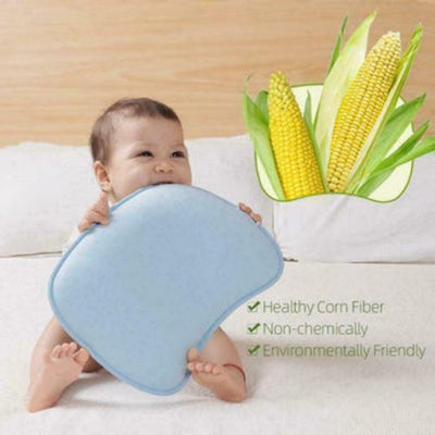 Baby Head Shaping Pillow Prevent Flat Head for Newborn Baby Safety Corn Fiber CA