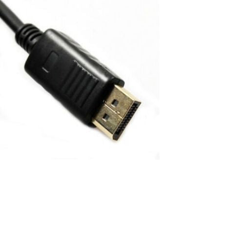 Brand New 6 FT F 1.8 Meter M DisplayPort to HDMI Cable Black 1080P HD